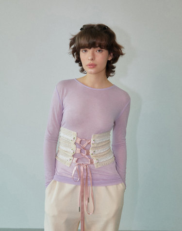 Soft Sheer Top Lilac WBDFTP001LC