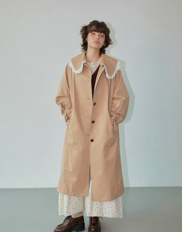 Multi Cookie Trench-coat Beige WBDFCT001BE