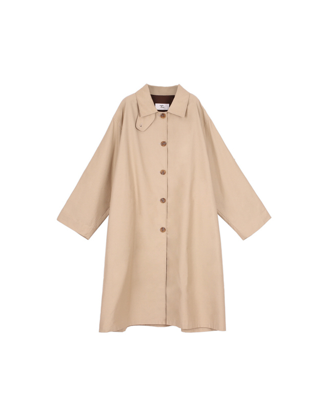 메이크어토스트 OVERFIT MAC COAT BEIGE 착용컷