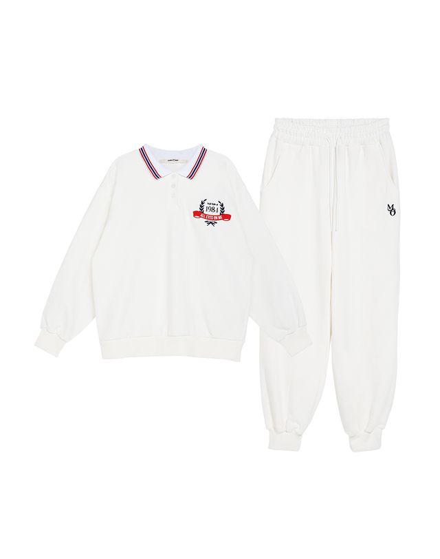 메이크어토스트 COLLAR TRAINING SET-UP WHITE MBCSST001WH 착용컷