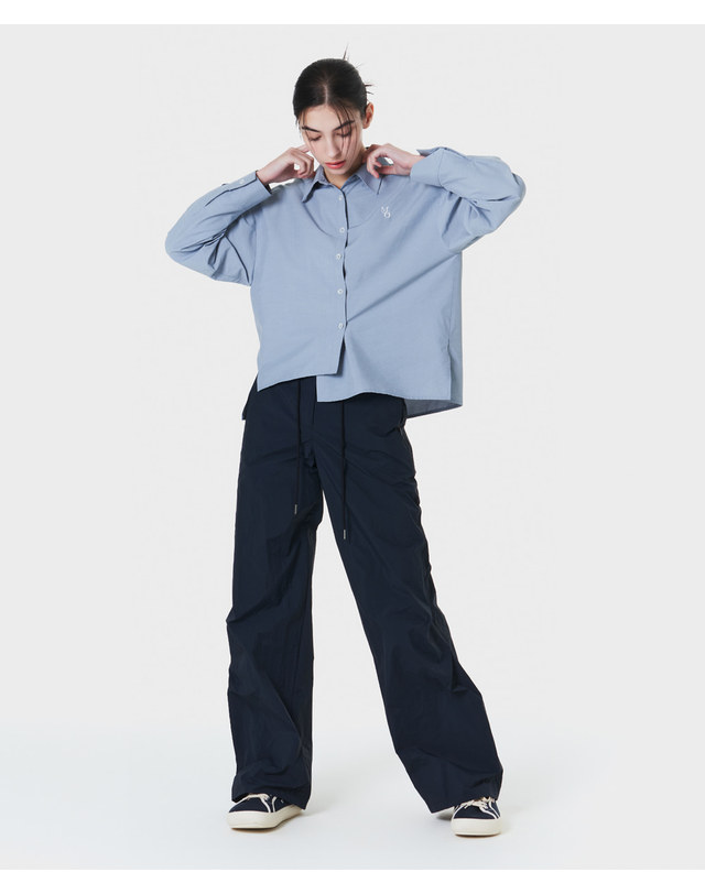 메이크어토스트 Two-Tuck String Slim Wide Pants MBCSPA002NV 착용컷