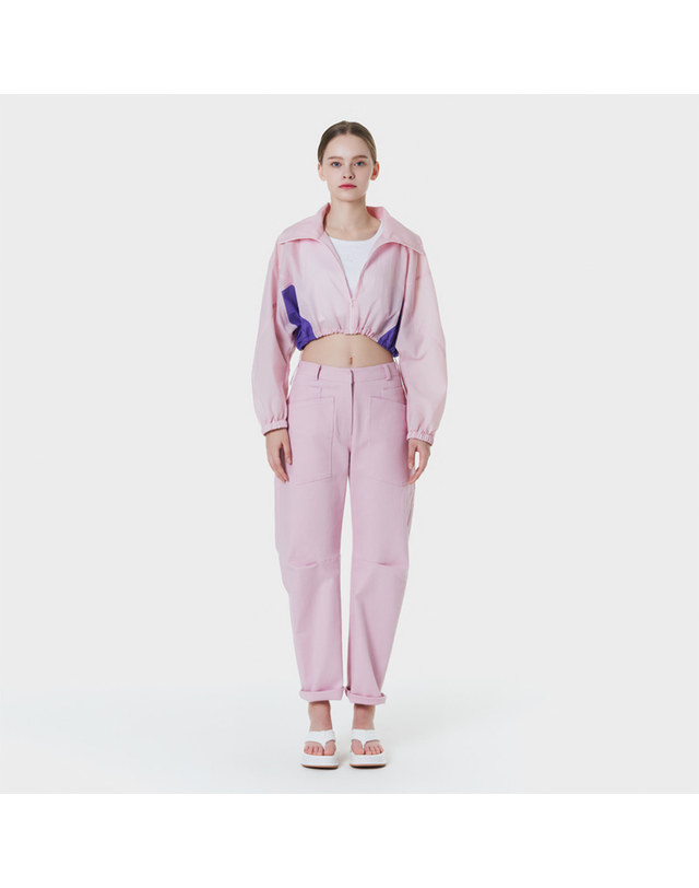 메이크어토스트 semi-baggy pants PINK MBCSPA003PK 착용컷