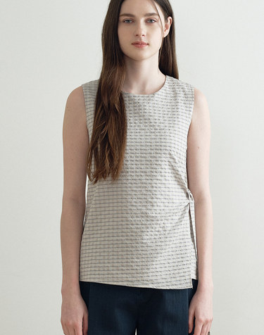 SPRING SLEEVELESS (CHECK) MBFSTO016CK