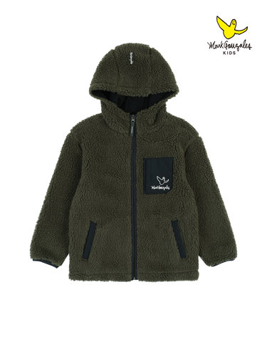 엔젤 후드 양털후리스-카키