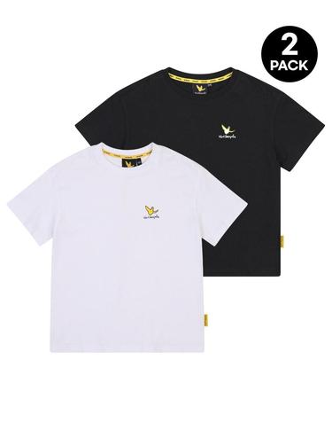 심볼 포인트 반팔티 2팩