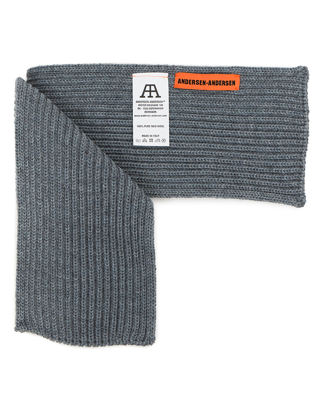안데르센 안데르센 안데르센 안데르센 목도리 SCARF LIGHT INDIGO (남여공용) 착용컷