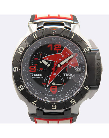 [중고]고이비토 티쏘 T048.427.27 T-RACE NICKY HAYDEN 2012 러버 밴드 쿼츠 시계 K0718TIS
