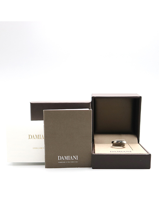 다미아니 [중고명품] [중고]고이비토 다미아니 20038259 18K 화이트골드 D-SIDE (디사이드) 10포인트 다이아 반지 - 16호 K0103DMN 착용컷