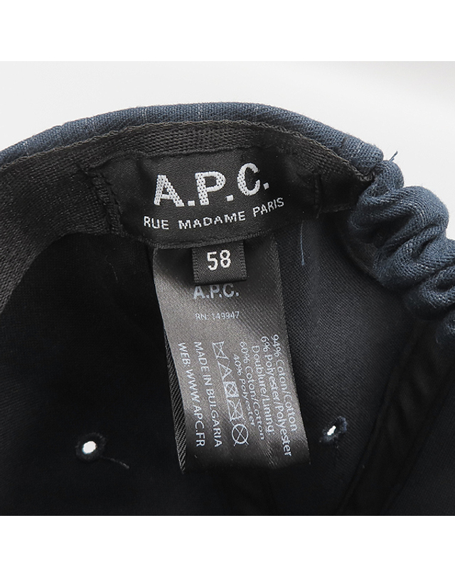 아페쎄 [중고]고이비토 아페쎄 면 혼방 남성용 볼캡 K0010APC 착용컷