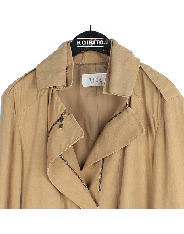 타임 [중고명품] [스미스마켓 중고명품] 타임 린넨 자켓 여성의류 착용컷