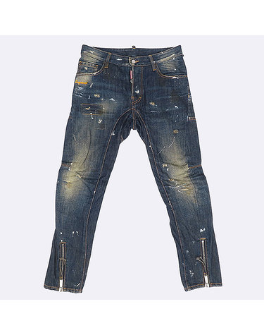 [중고]스미스마켓 디스퀘어드2 S74LA0742 콜마이너2 바이커 남성용 청바지 - 44size 61414wp
