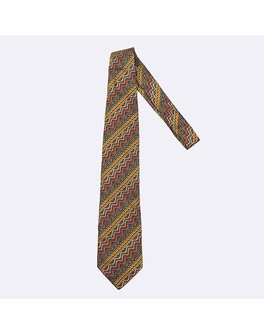 [중고]고이비토 미쏘니 Missoni(미소니) 100% 실크 넥타이 K0351MI