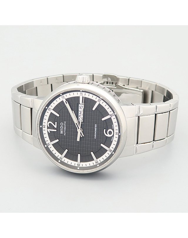 미도 [중고명품] [중고]고이비토 미도 M015.631.11.067.00 그레이트웰 42mm 블랙 다이얼 오토매틱 남성용 시계 K0063MID 착용컷