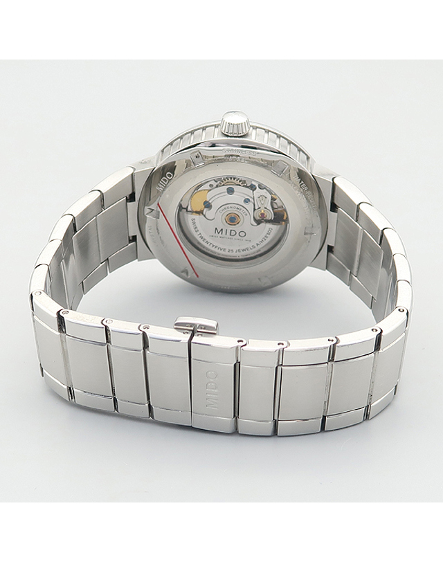 미도 [중고명품] [중고]고이비토 미도 M015.631.11.067.00 그레이트웰 42mm 블랙 다이얼 오토매틱 남성용 시계 K0063MID 착용컷