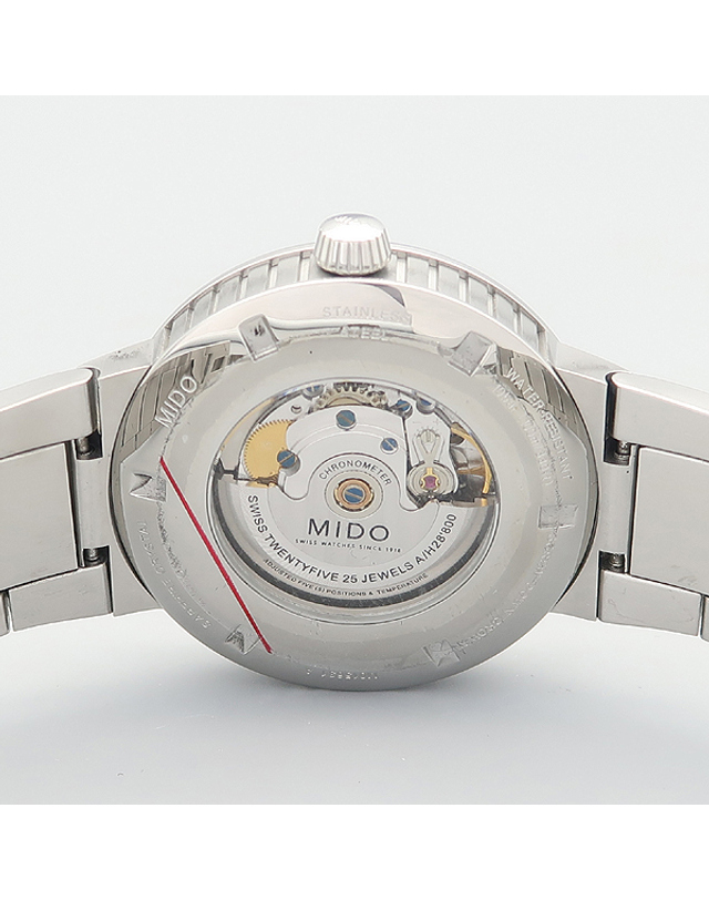 미도 [중고명품] [중고]고이비토 미도 M015.631.11.067.00 그레이트웰 42mm 블랙 다이얼 오토매틱 남성용 시계 K0063MID 착용컷
