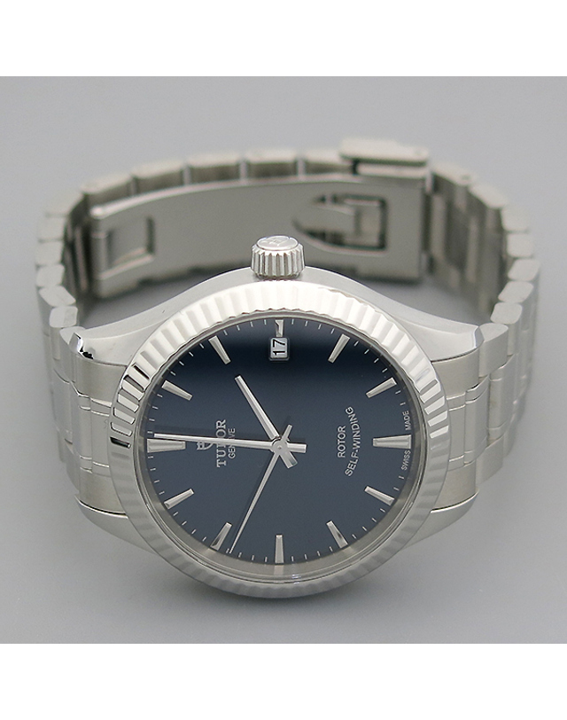 튜더 [중고명품] [중고]고이비토 튜더 M12310-0013 블루다이얼 STYLE (스타일) 34MM 셀프 와인딩 남녀공용시계 K0003TUD 착용컷