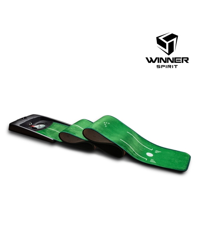 위너스피릿 [위너스피릿] 무소음 오토센서 골프 퍼팅머신 미라클580 WSI-580 착용컷