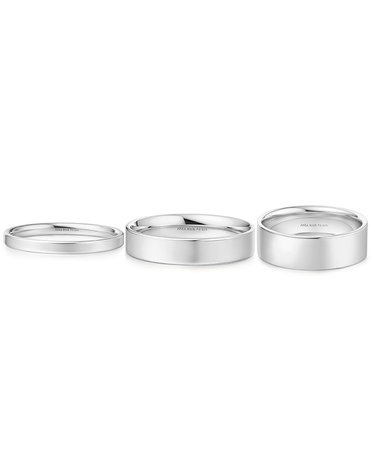스무스 밴드 925 실버 반지 2mm,4mm,6mm R064-02H_03H_04H