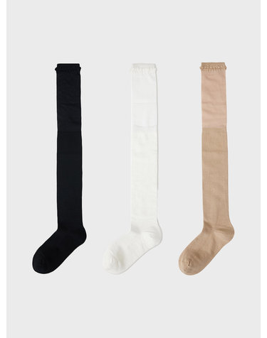 시스루 디테일 니하이 삭스 3colors