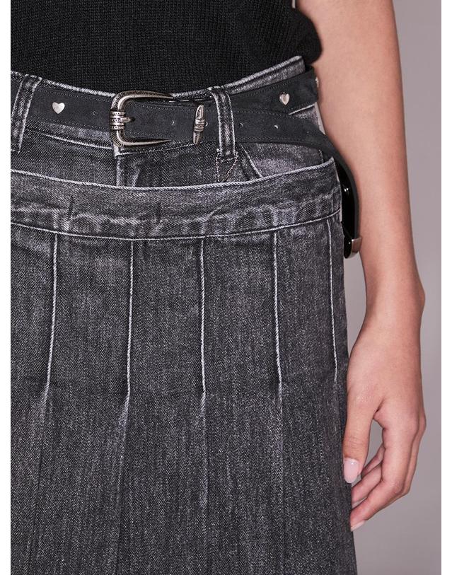 엔디에이 Balance Wrap Skirt 착용컷