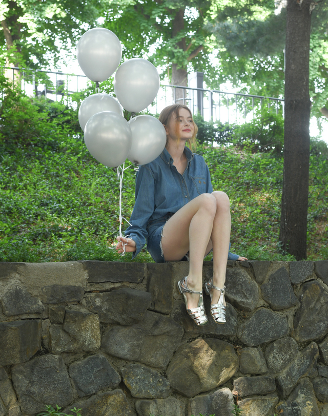 엔디에이 MEJOR DENIM PANTS 착용컷