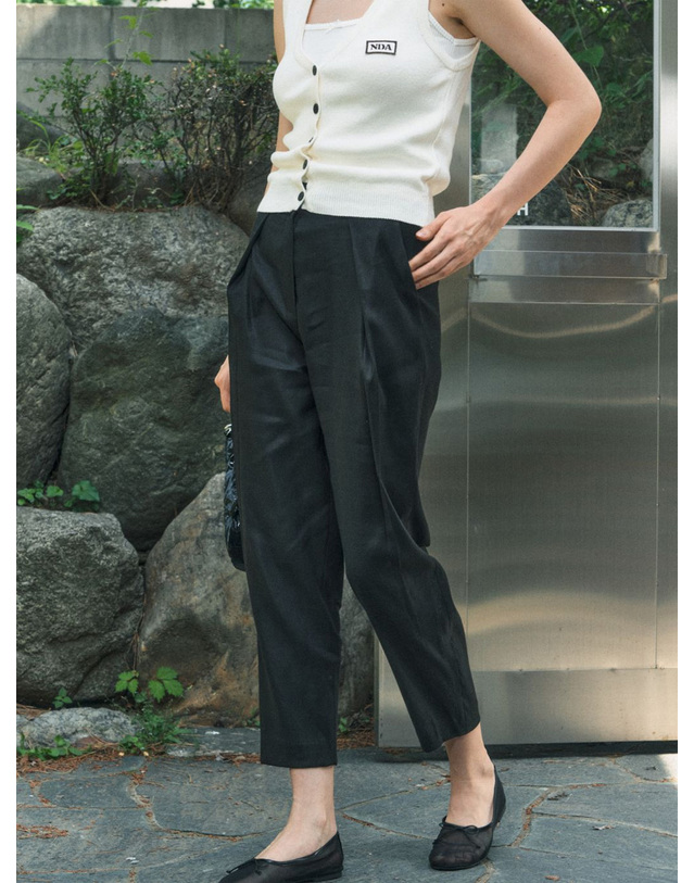 엔디에이 Linen Slacks Pants 착용컷