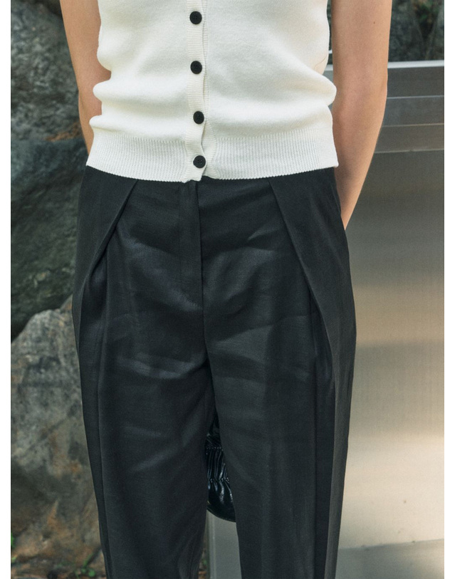 엔디에이 Linen Slacks Pants 착용컷
