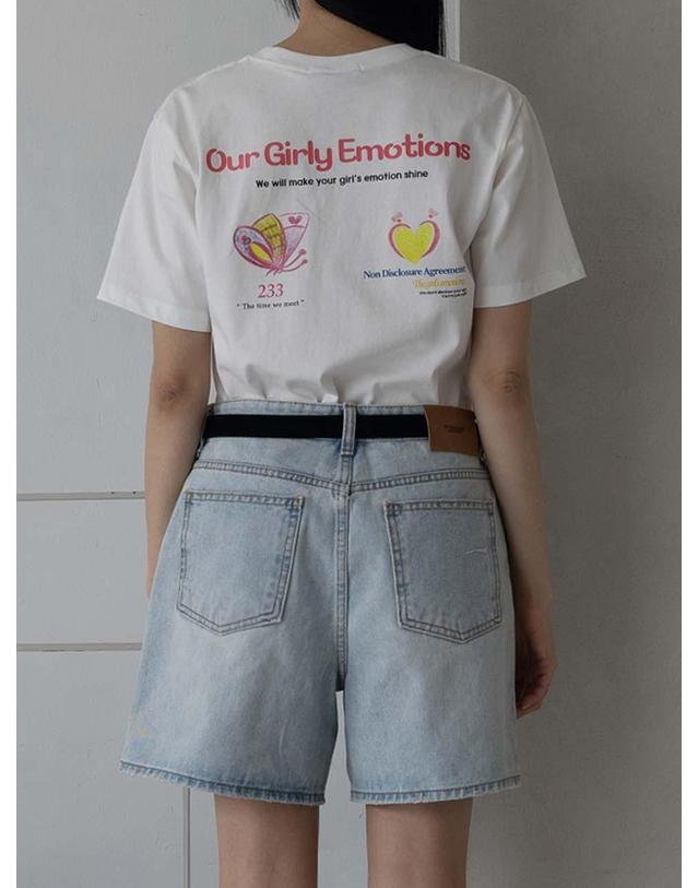 엔디에이 Girl 1/2 T-shirts_2color 착용컷