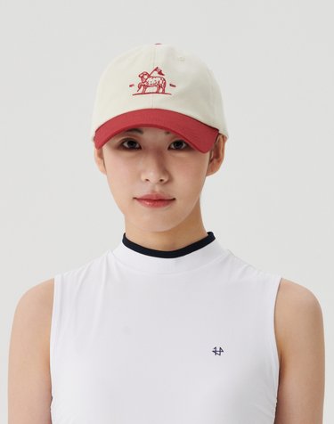 소프트 배색 골프 볼캡 허석프로의 EIGHTEEN H 에이틴에이치 골프모자
