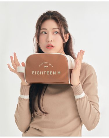 더블포켓 에센셜 파우치 | 허석프로의 EIGHTEEN H 에이틴에이치 골프캐주얼