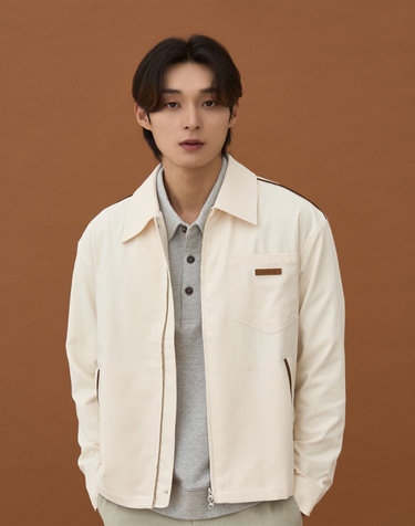 맨 파이핑 라인 자켓