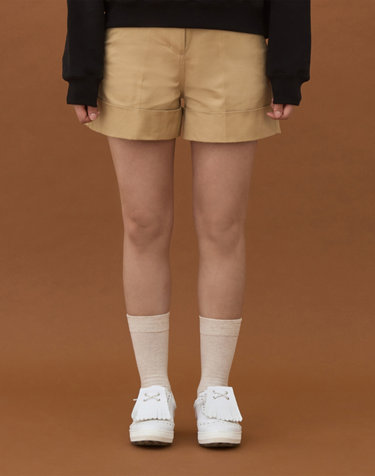 우먼 베이직 카브라 팬츠