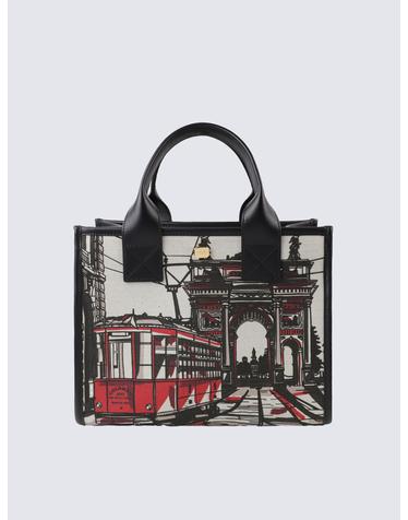 [콜롬보]TRAM TOTE LARGE BLACK