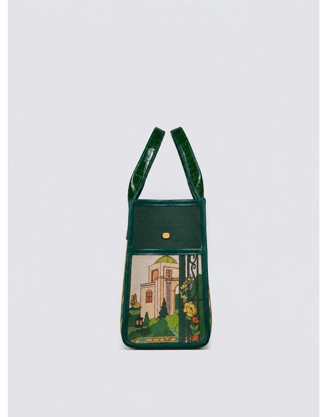 콜롬보 [콜롬보] VITTORIO GARDEN TOTE S - GREEN 그린 착용컷