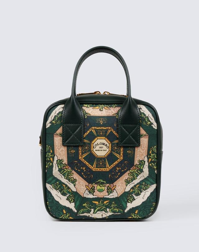 콜롬보 [콜롬보] CUPOLA CUBE TOTE MINI - GREEN 그린 착용컷