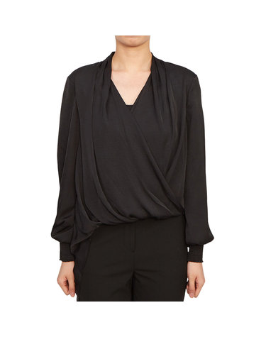 올세인츠 아비 여성 블라우스 WM074Z BLACK