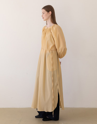 Raglan maxi dress - Beige