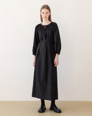 Raglan maxi dress - Black