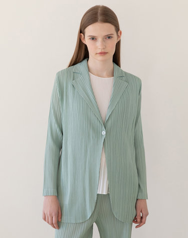 Pleats jacket - Sky Blue