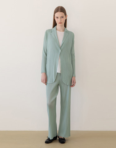 Pleats pants - Sky Blue