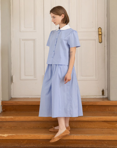 Stripe skirt - Blue