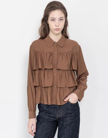 Ruffle blouse_2color