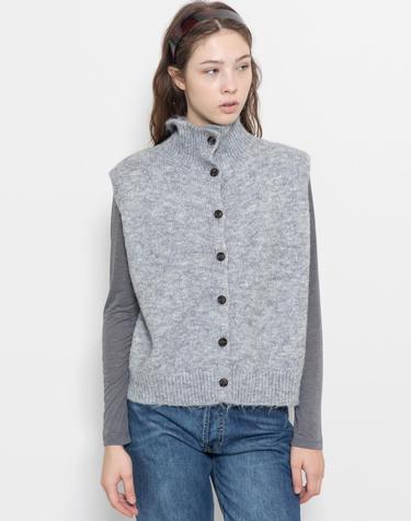 Collar vest_2color