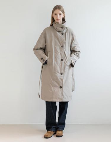 Oversized Single Padded Jacket_2color