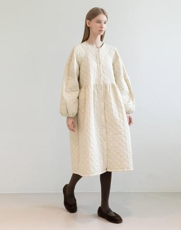 Quilting Balloon Dress_2color