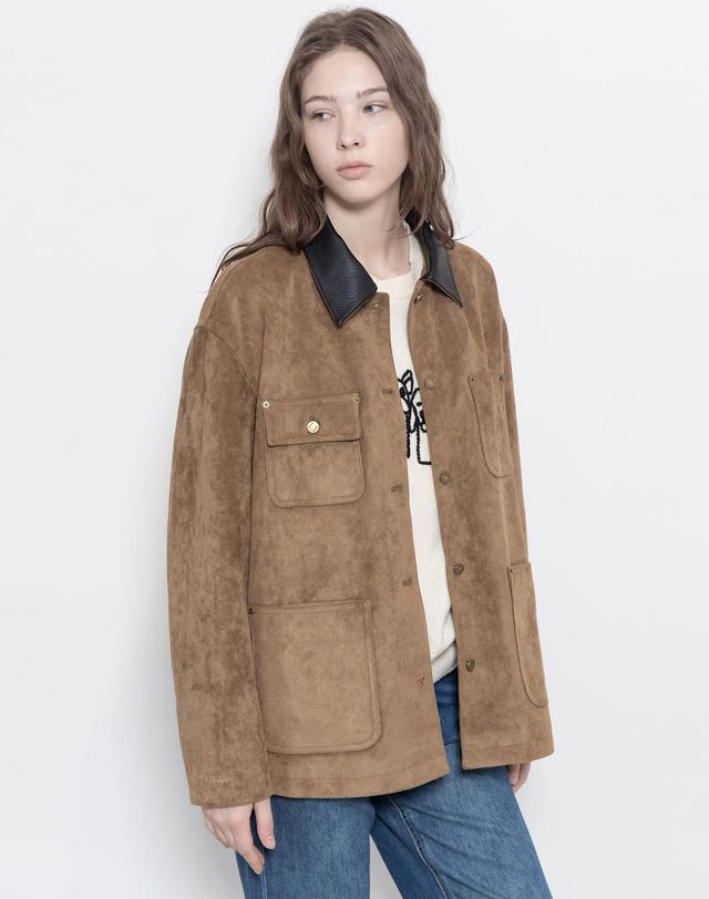 제이마크뉴욕 Suede work jacket_2color 착용컷