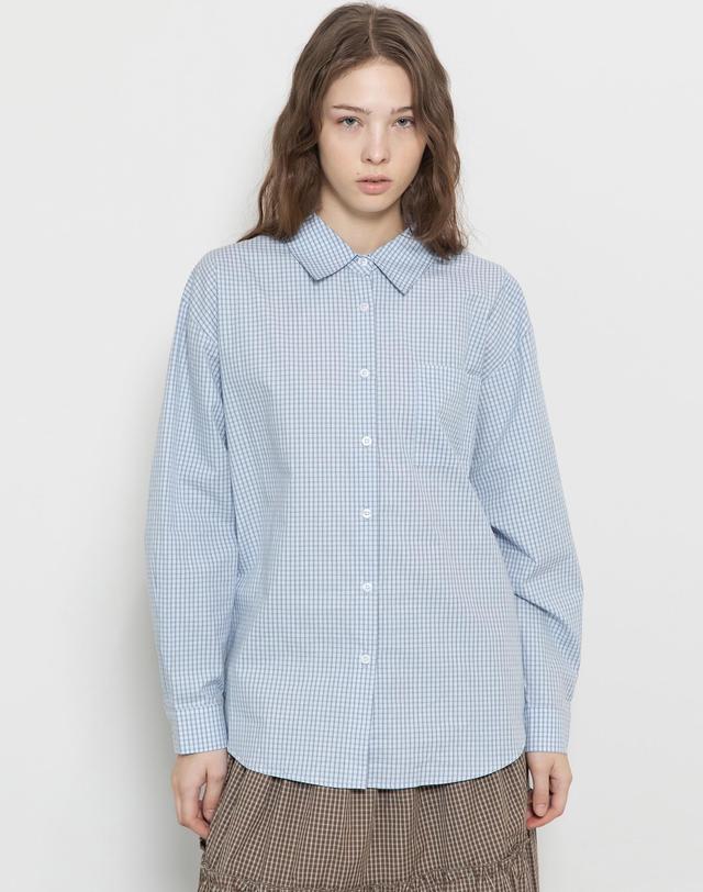 제이마크뉴욕 Check shirt_3color 착용컷