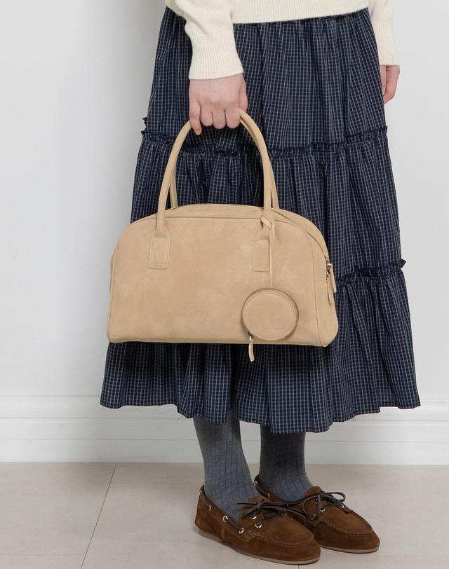 제이마크뉴욕 Stellar suede boston bag_2color 착용컷