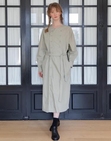 Double button string dress_2color