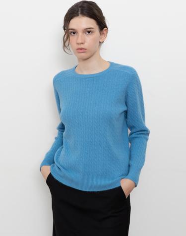 Crop cable knitwear_6color